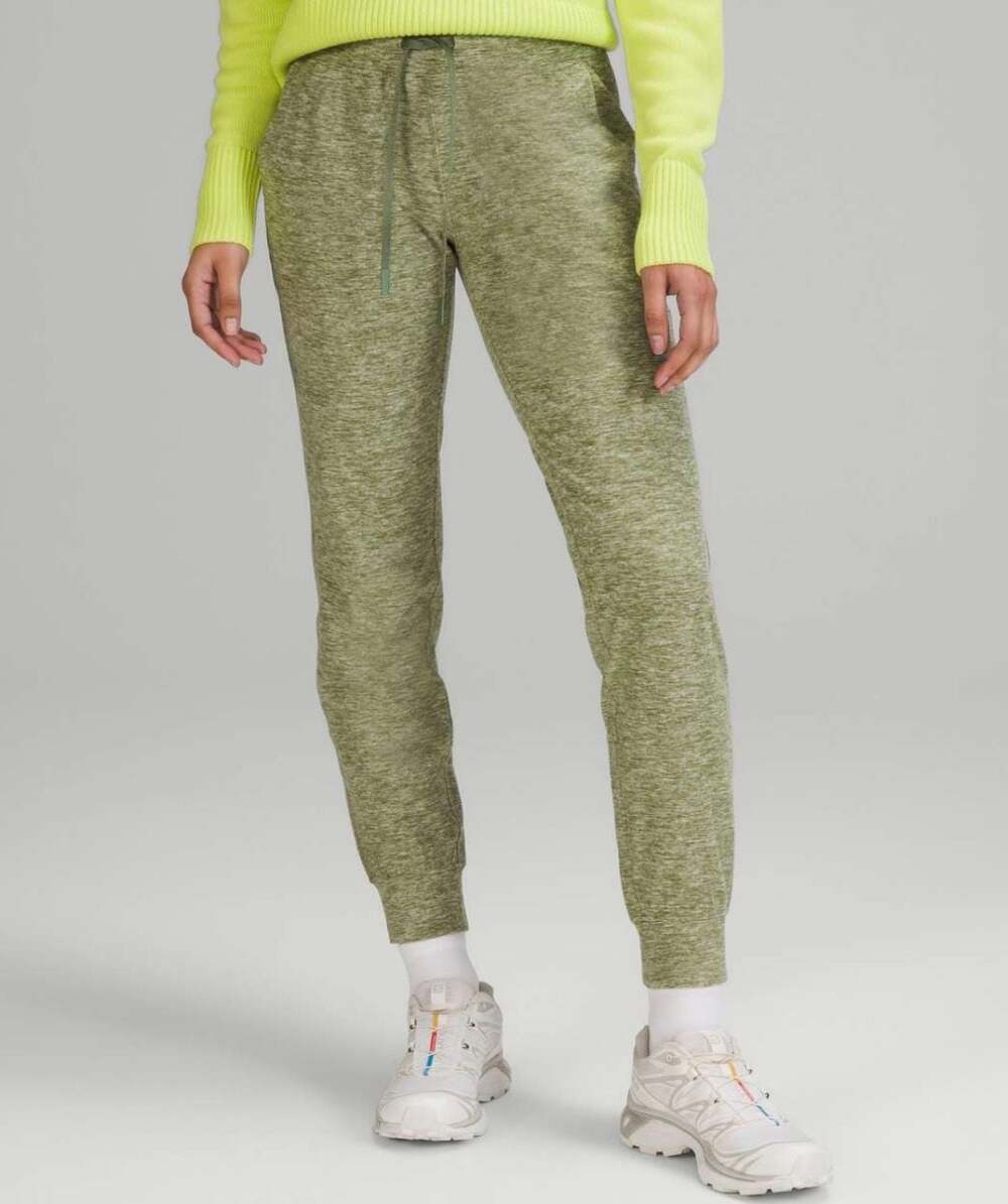 Lululemon Ready to Rulu High-Rise Jogger in Heathered Olive Green 6 - Picture 1 of 8